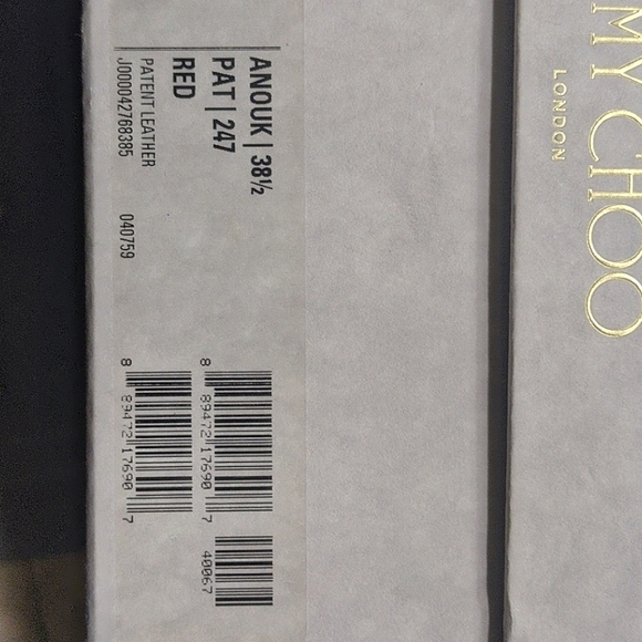 RARE - Jimmy Choo Red Patent Leather Heels - Picture 9 of 11